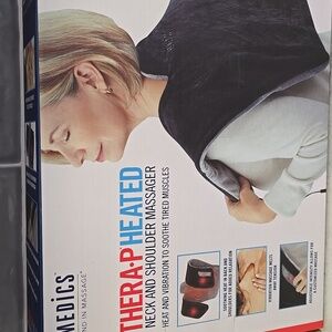 THER A P HEATED NECK AND SHOULDER MASSAGER